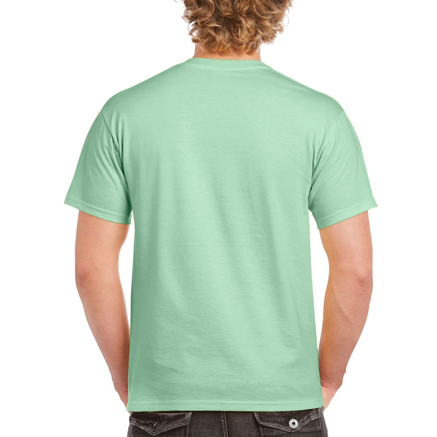 plain t shirt mint green
