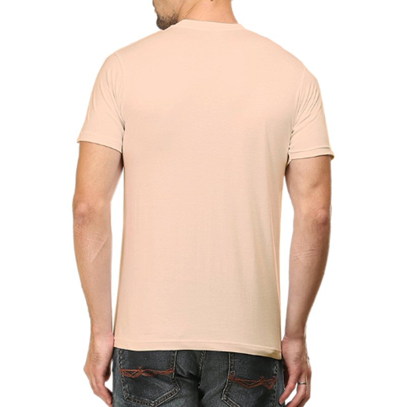 Peach Unisex Plain Cotton Round Neck T-shirt Peach Unisex Plain Cotton Round Neck T-shirt
