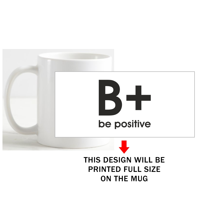 Be Positive Daily Motivational Slogan Coffee Mug image Be Positive Daily Motivational Slogan Coffee Mug image