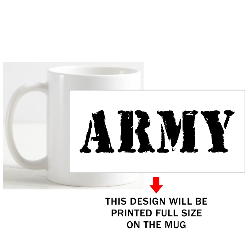 Army Symbol Slogan Coffee Mug image Army Symbol Slogan Coffee Mug image