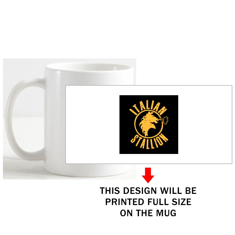 Italian Stallion Symbol Slogan Coffee Mug image Italian Stallion Symbol Slogan Coffee Mug image