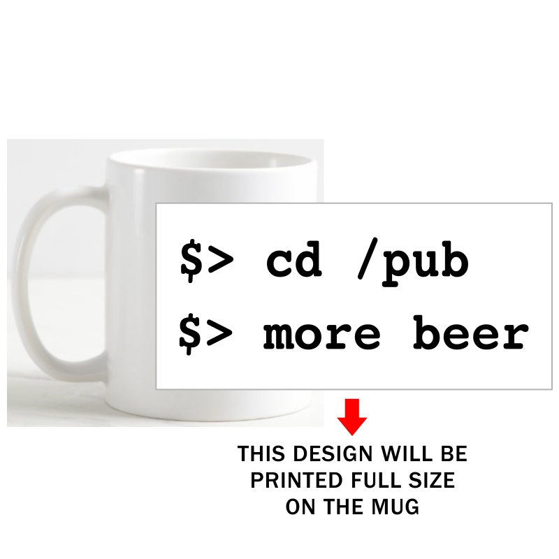 Cd / Pub More Beer Alcohol Slogan Coffee Mug image Cd / Pub More Beer Alcohol Slogan Coffee Mug image