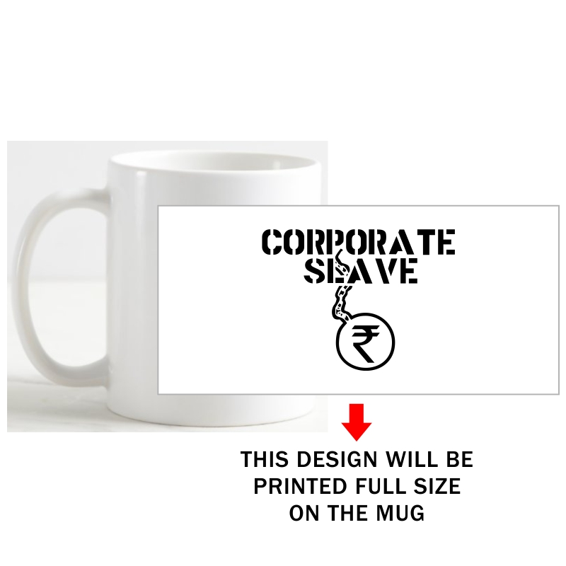 Corporate Slave Geeks Slogan Coffee Mug image Corporate Slave Geeks Slogan Coffee Mug image