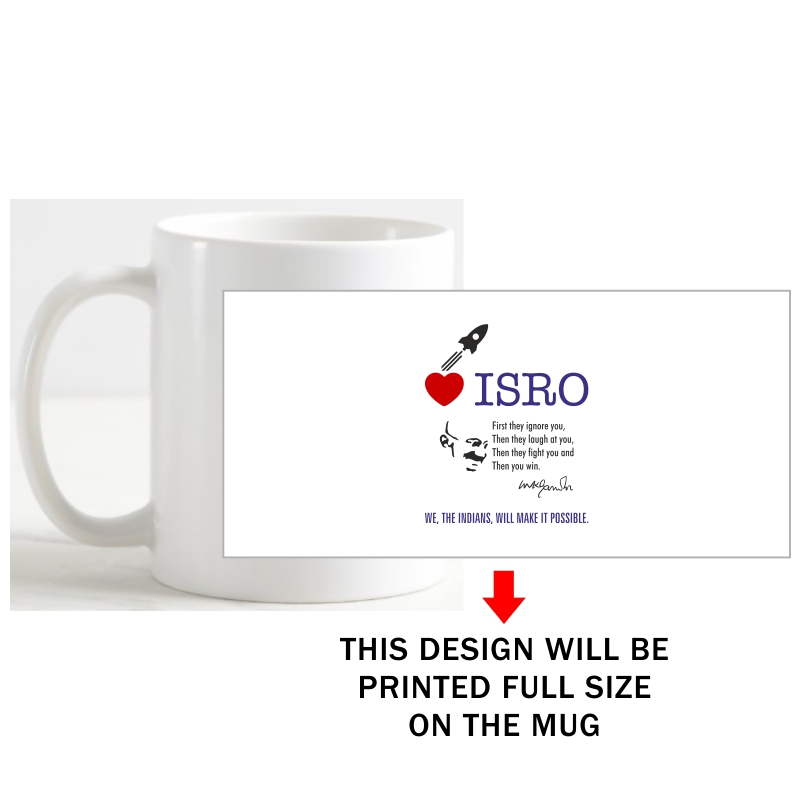 Love Isro Chandrayaan Coffee Mug image Love Isro Chandrayaan Coffee Mug image