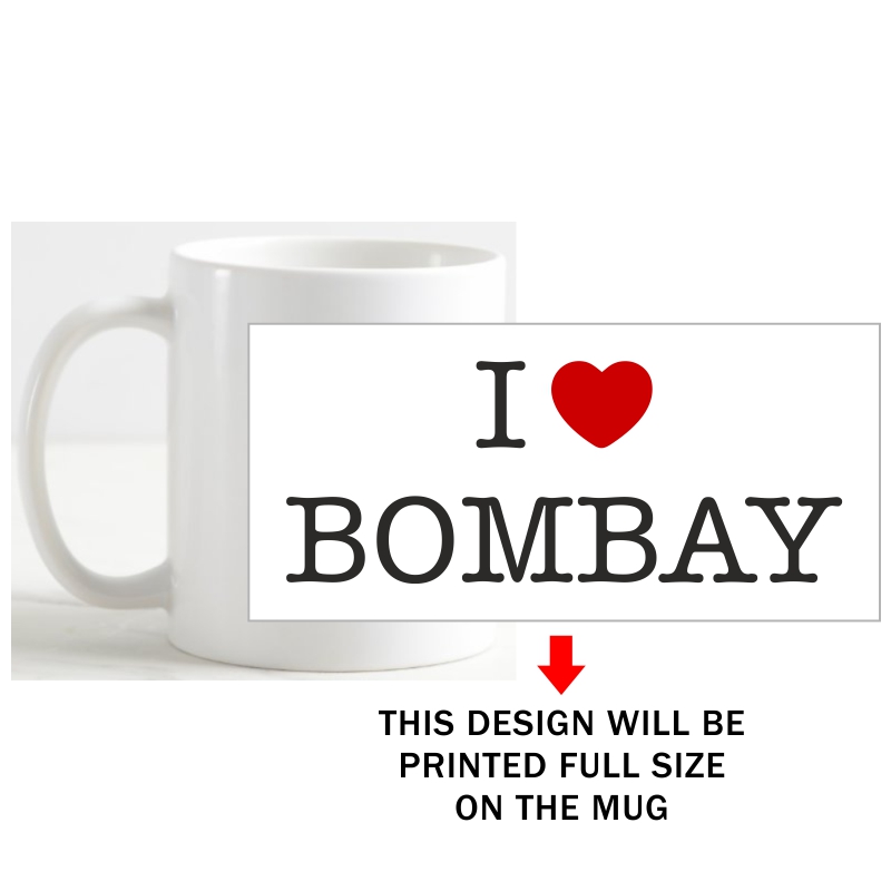I Love Bombay Coffee Mug image I Love Bombay Coffee Mug image