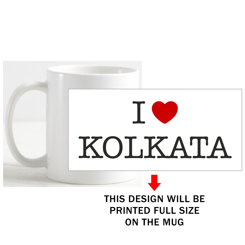I Love Kolkata Coffee Mug image I Love Kolkata Coffee Mug image