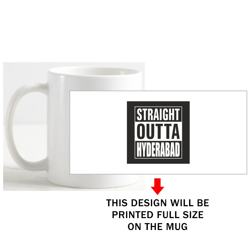 Straight Outta Hyderabad Coffee Mug image Straight Outta Hyderabad Coffee Mug image