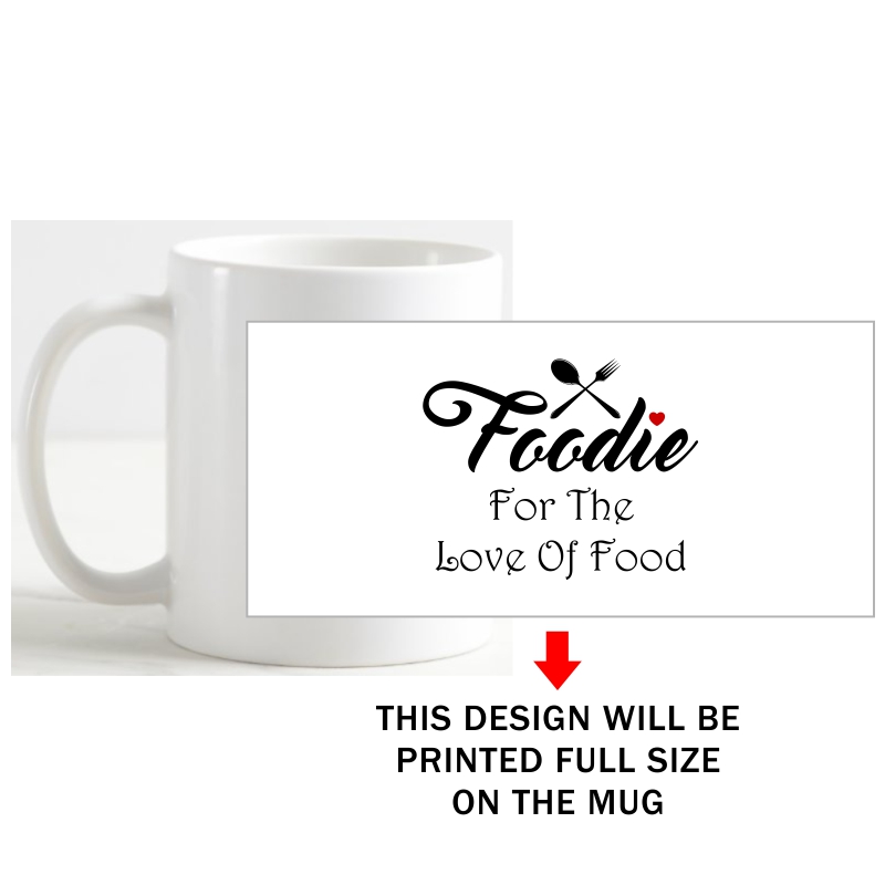 Foodie For The Love Of Food Coffee Mug image Foodie For The Love Of Food Coffee Mug image