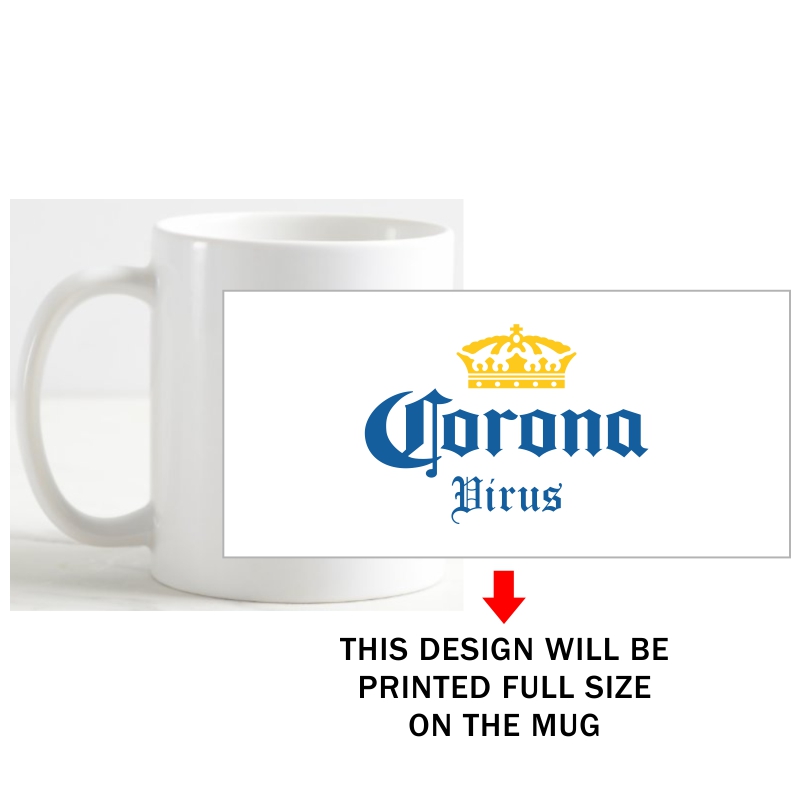 Corona Virus Logo Coffee Mug image Corona Virus Logo Coffee Mug image