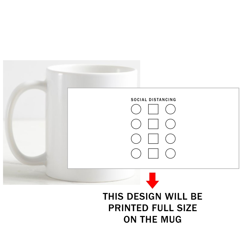 Social Distancing Coffee Mug image Social Distancing Coffee Mug image