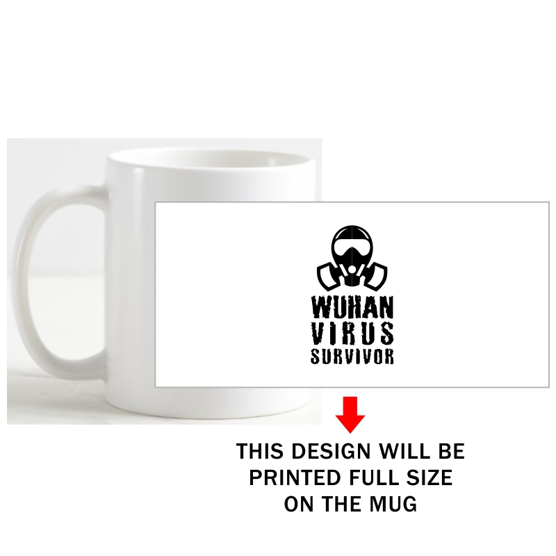 Wuhan Virus Survivor Coffee Mug image Wuhan Virus Survivor Coffee Mug image