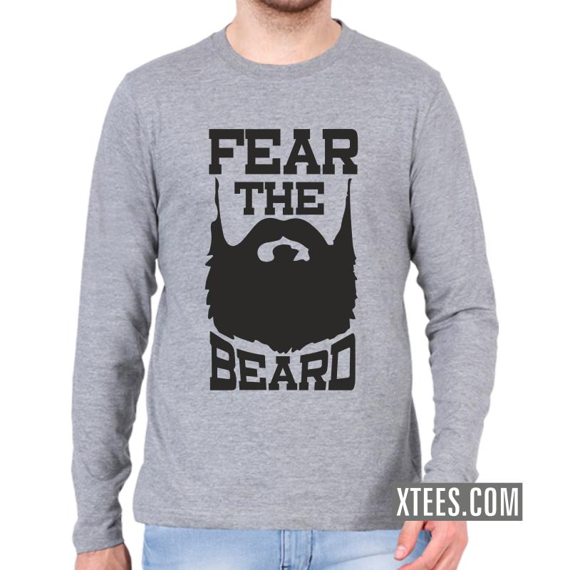 Fear The Beard Full Sleeve T-Shirt image Fear The Beard Full Sleeve T-Shirt image
