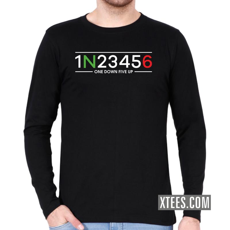 One Down Five Up (six Gear Shift) Biker Quotes Full Sleeve Full Sleeve T-Shirts image One Down Five Up (six Gear Shift) Biker Quotes Full Sleeve Full Sleeve T-Shirts image