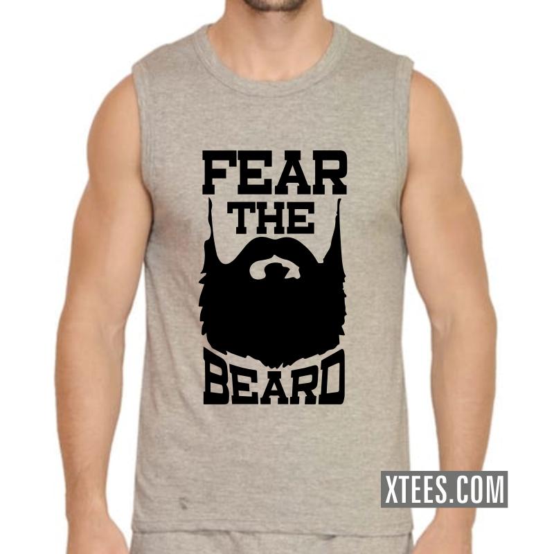 Fear The Beard Sleeveless Vests image Fear The Beard Sleeveless Vests image
