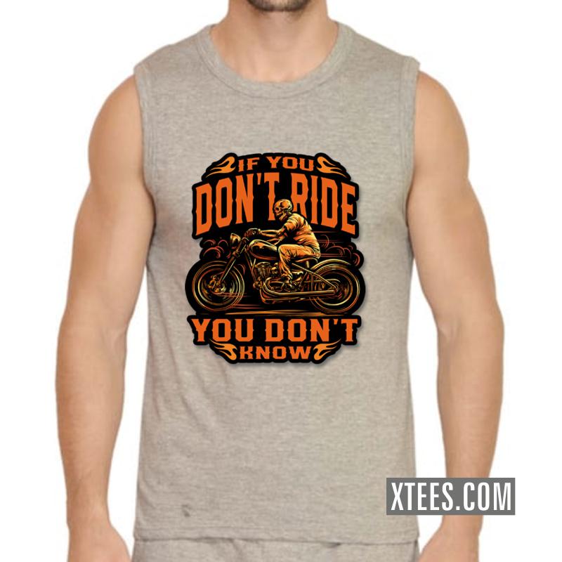 If U Don't Ride You Don't Know Motorcycling Tshirt image If U Don't Ride You Don't Know Motorcycling Tshirt image
