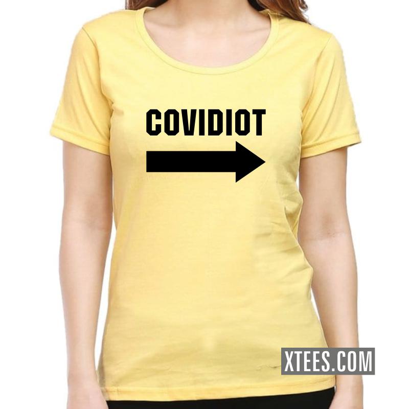 Covidiot Women T-Shirt image Covidiot Women T-Shirt image