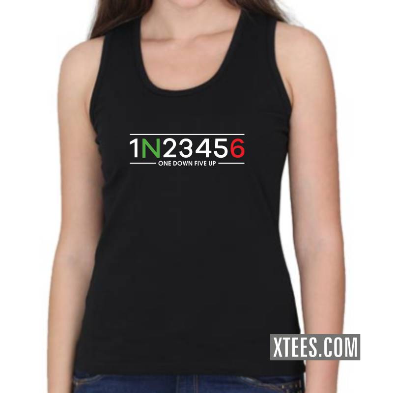 One Down Five Up (six Gear Shift) Biker Quotes Women Tank Tops image One Down Five Up (six Gear Shift) Biker Quotes Women Tank Tops image