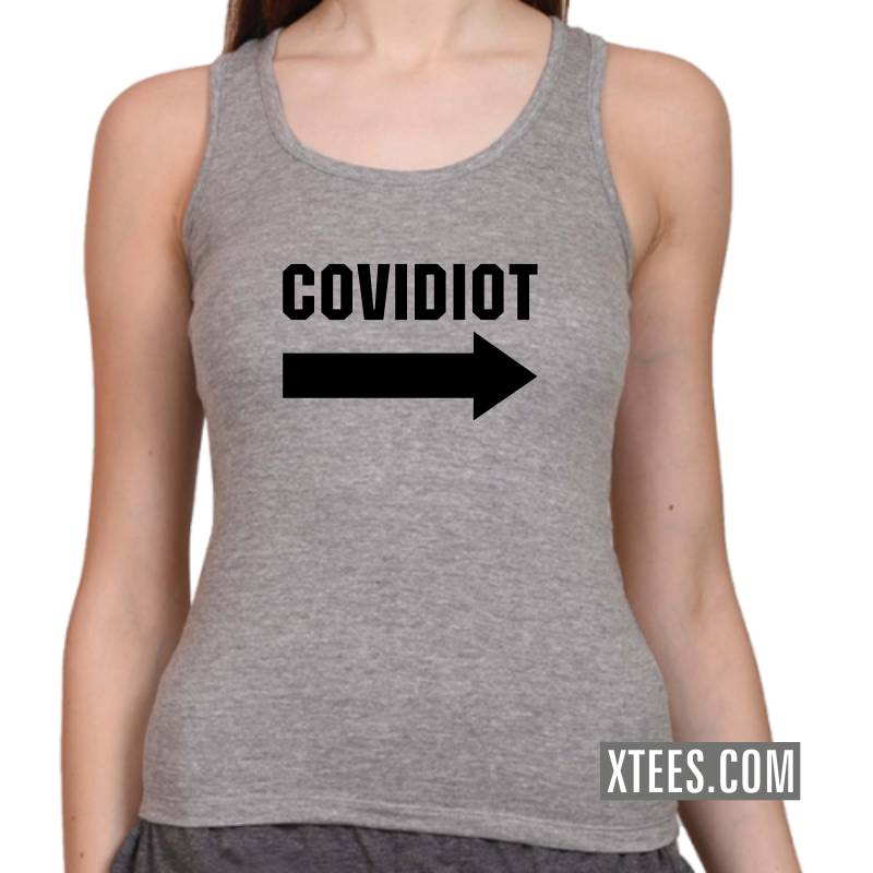 Covidiot Women Tank Tops image Covidiot Women Tank Tops image