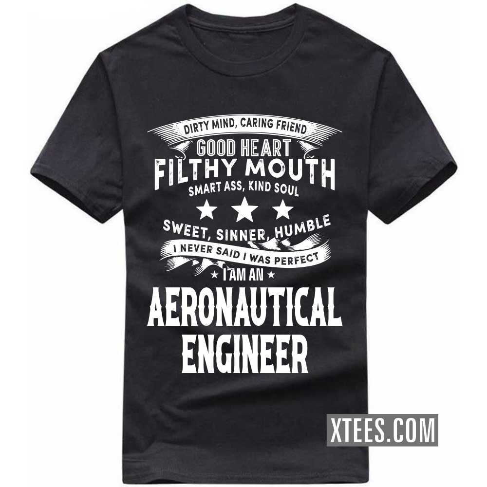 I Never Said I Was Perfect I Am A AERONAUTICAL ENGINEER Profession T-shirt image