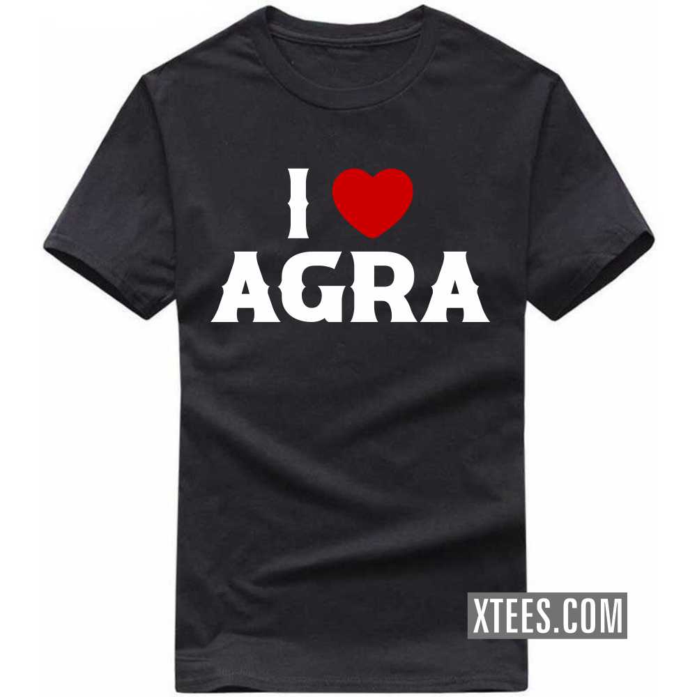 I Heart Love Agra India City T-shirt image