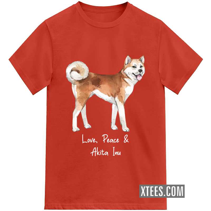 Akita Inu Dog Printed Kids T-shirt image
