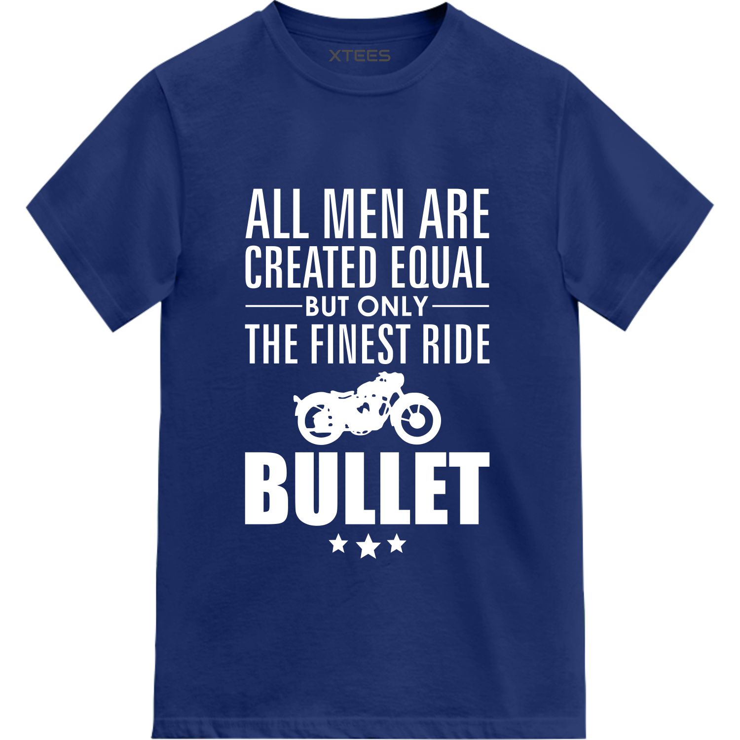 All Men Are Created Equal But Only The Finest Ride Royal Enfield Biker T-shirt India image