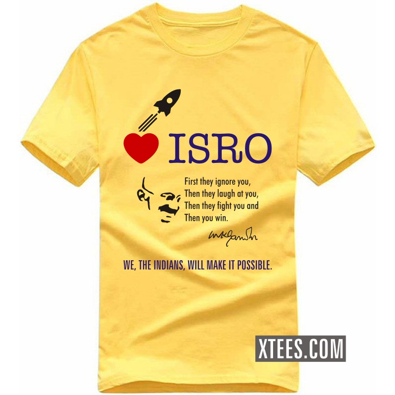 isro t shirt india