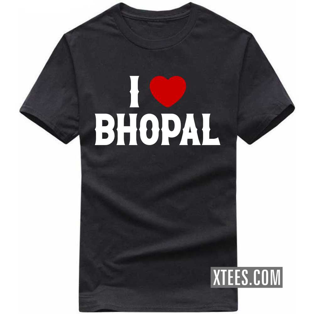 I Heart Love BHOPAL India City T-shirt image