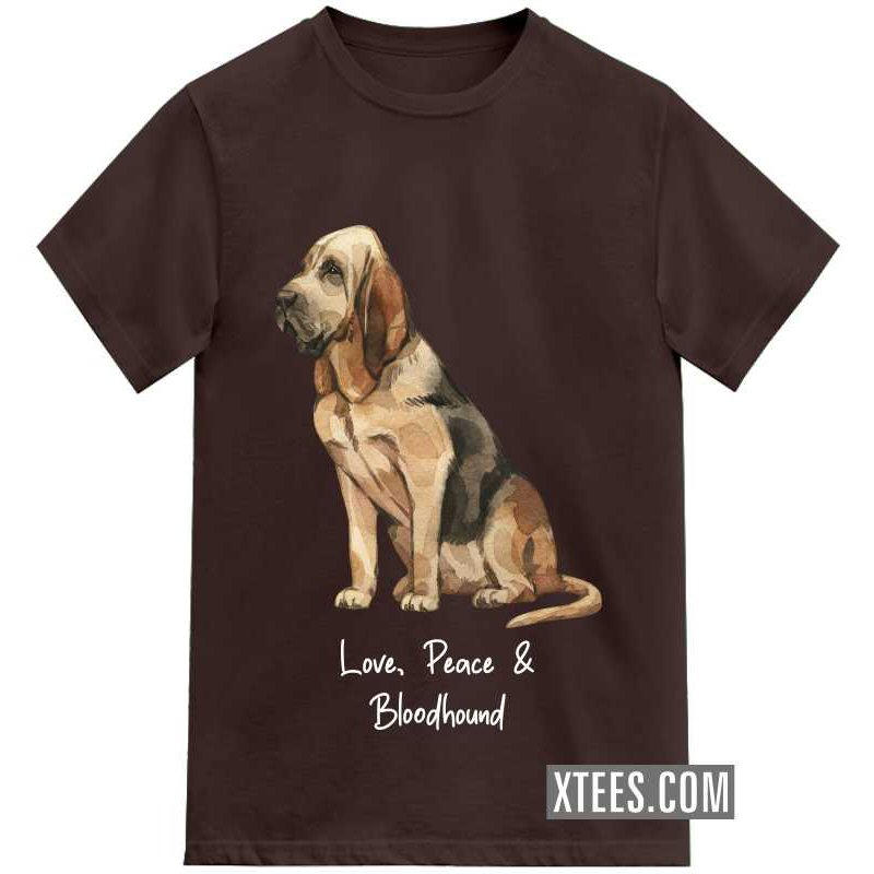 Bloodhound Dog Printed Kids T-shirt image