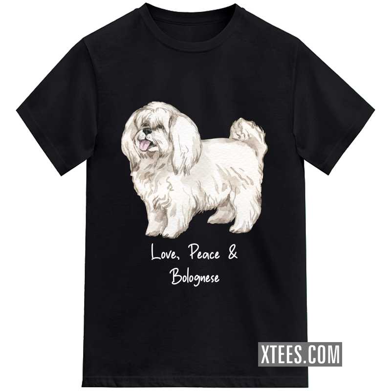 Bolognese Dog Printed Kids T-shirt