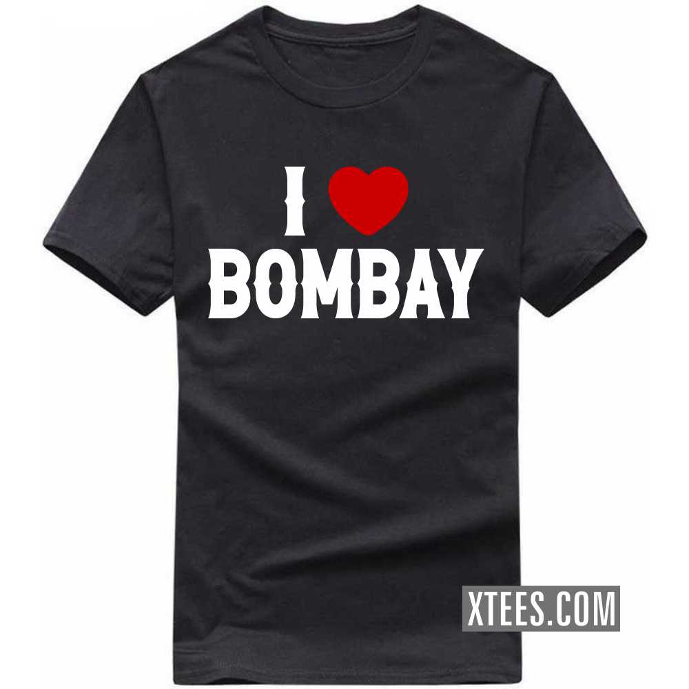 I Heart Love BOMBAY India City T-shirt image