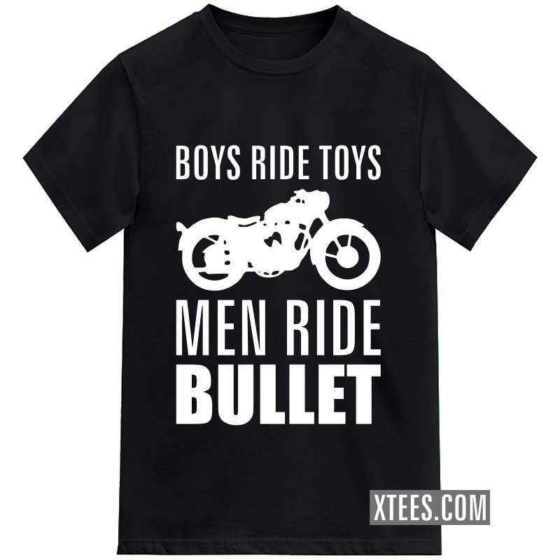 Boys Ride Toys Men Ride Enfield Biker T-shirt India image Boys Ride Toys Men Ride Enfield Biker T-shirt India image