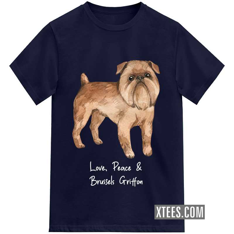 Brussels Griffon Dog Printed T-shirt image