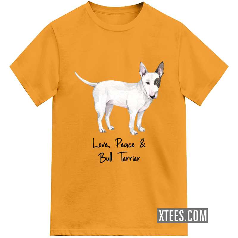 Bull Terrier Dog Printed Kids T-shirt