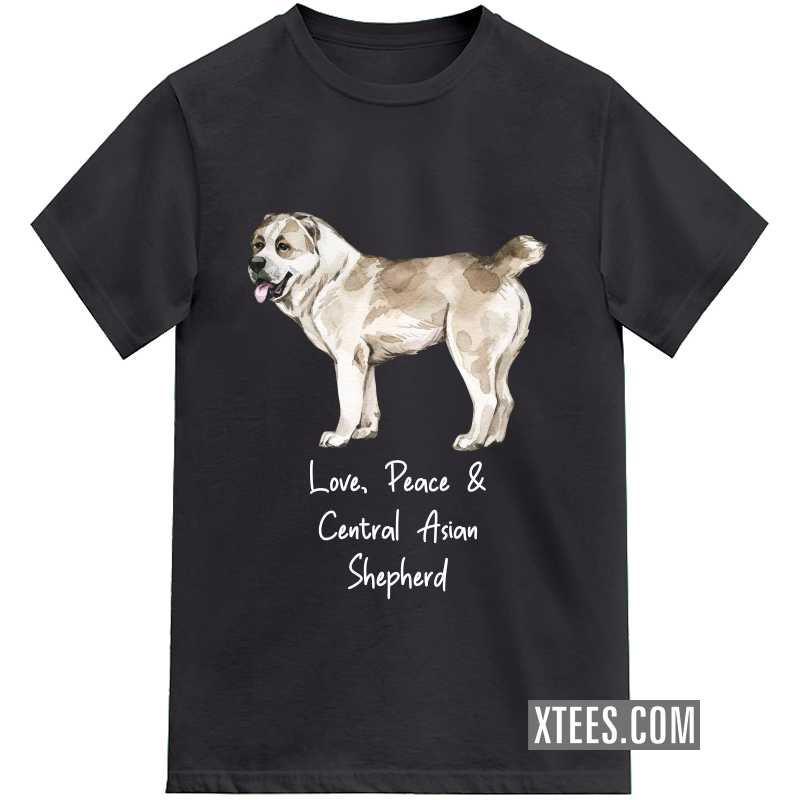 Central Asian Shepherd Dog Printed Kids T-shirt image