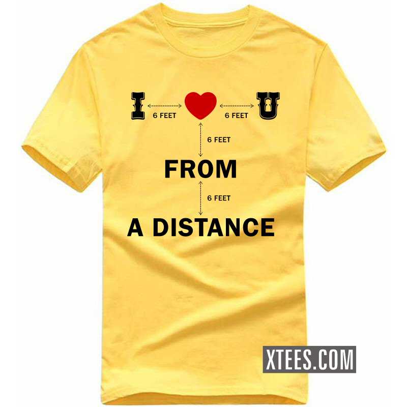 Social distancing t shirt deals