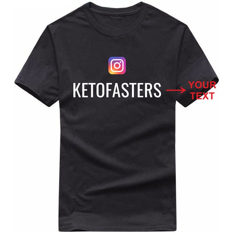 Custom Instagram Username T-shirt image