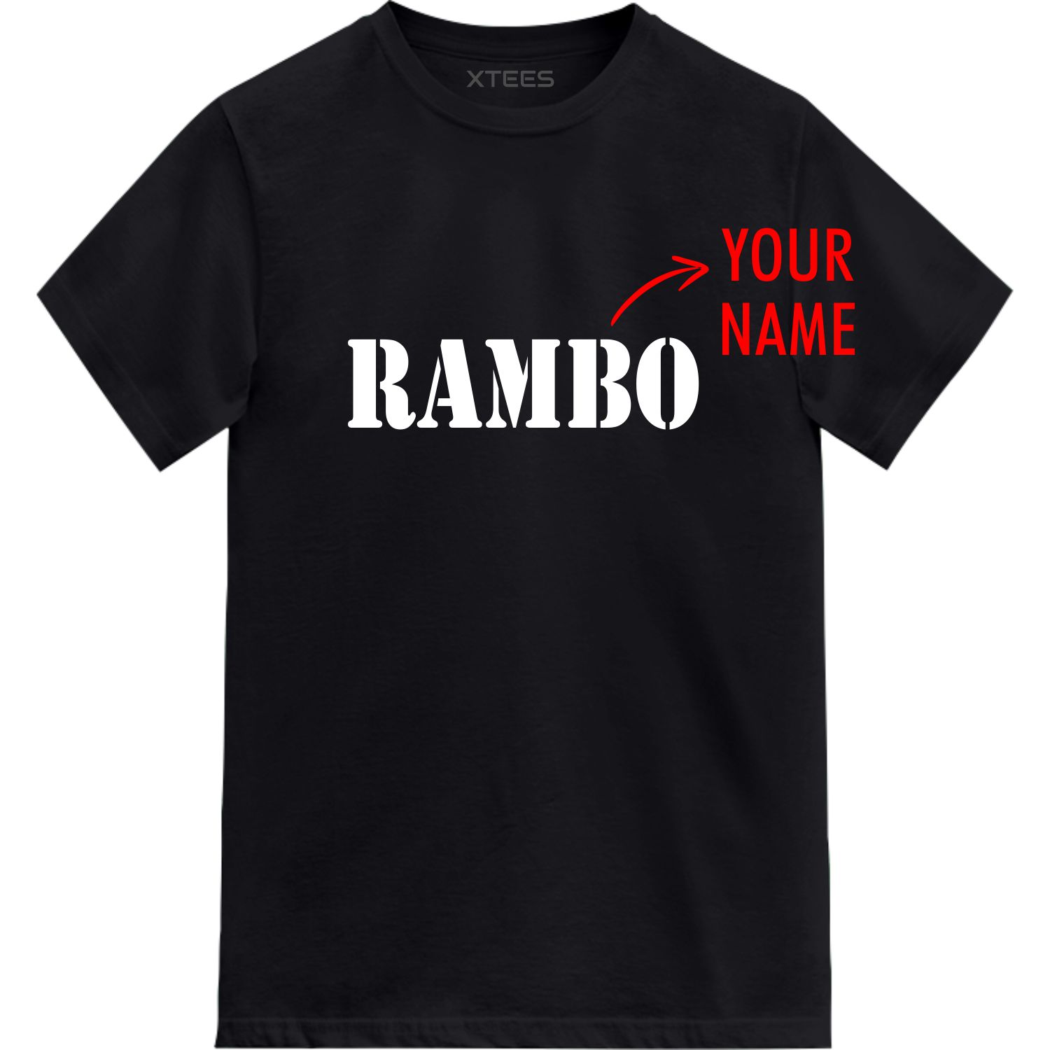 Custom Name Printed  T-shirt image