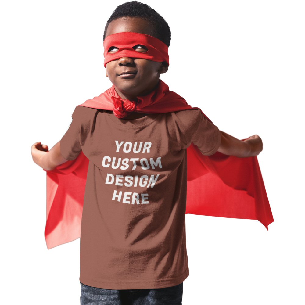 Custom Printed Kids Boys Round Neck T-shirt image