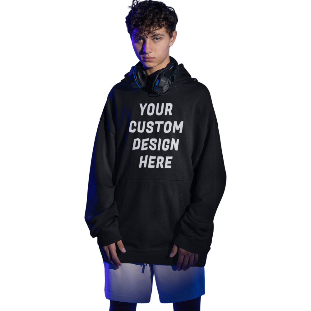 Custom Printed Men Heavyweight Oversized Hoodie image