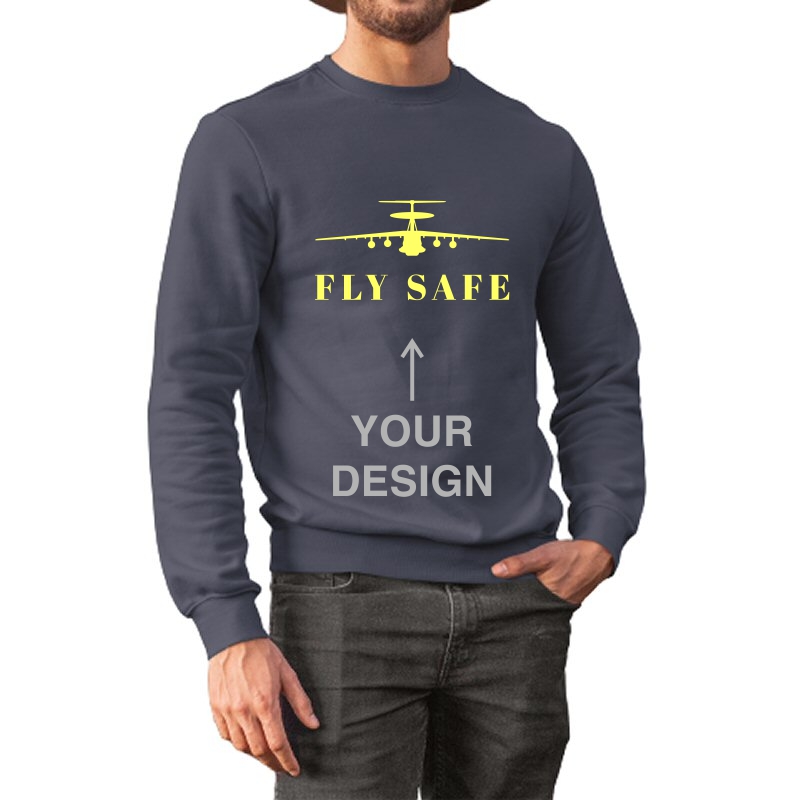 Custom Printed Round Neck Sweat Shirt image Custom Printed Round Neck Sweat Shirt image