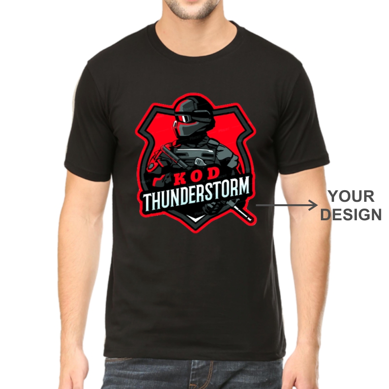Custom Printed Round Neck T-shirt image Custom Printed Round Neck T-shirt image