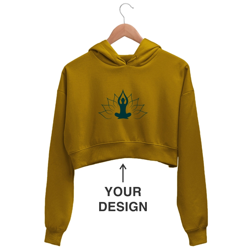 Custom Printed Women Crop Hoodies image Custom Printed Women Crop Hoodies image
