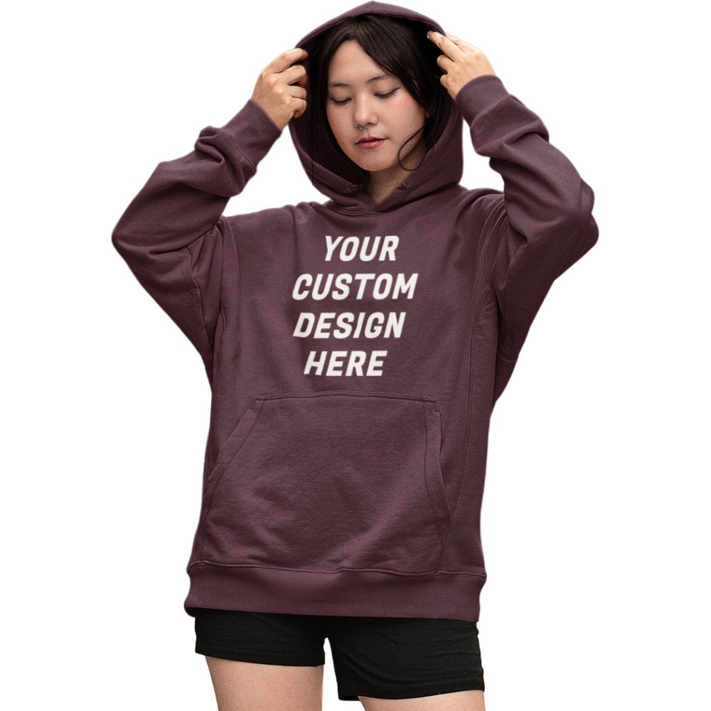 Custom Printed Women Heavyweight Oversized Hoodie image