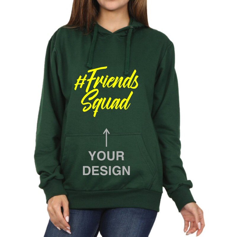 Custom Printed Women Hooded Sweat Shirt Hoodie image Custom Printed Women Hooded Sweat Shirt Hoodie image