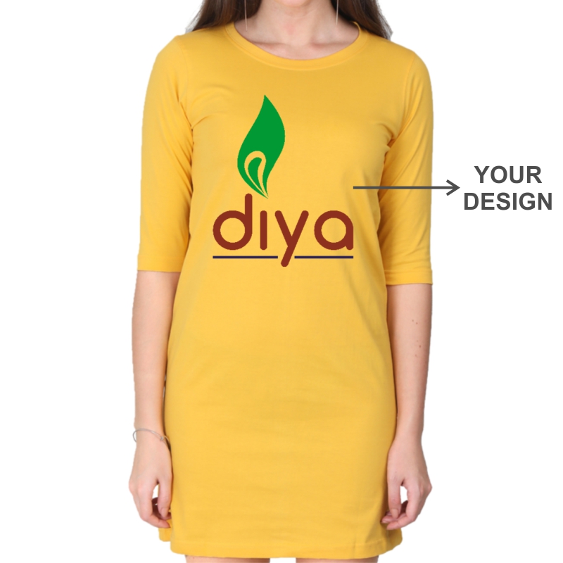 Custom Printed Women Long Top image Custom Printed Women Long Top image