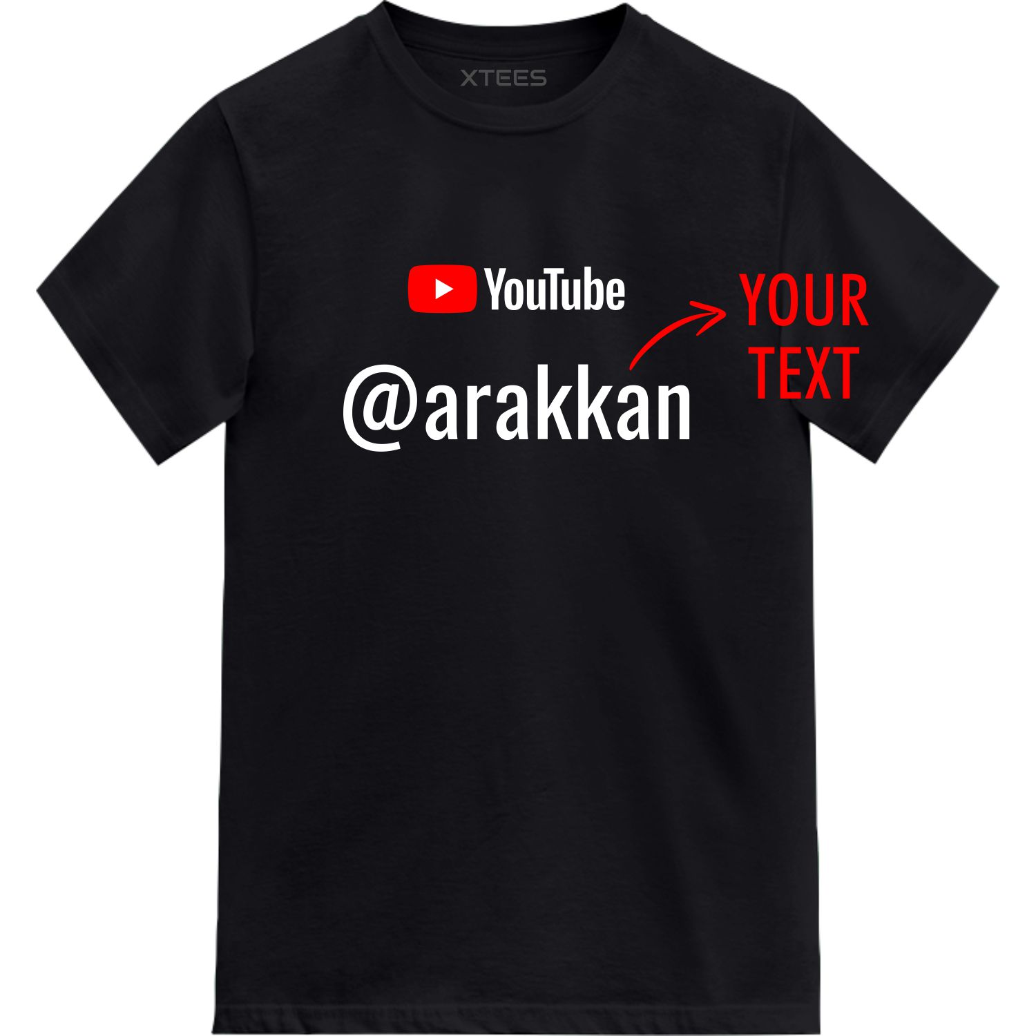 Custom Youtube Channel Name T-shirt image