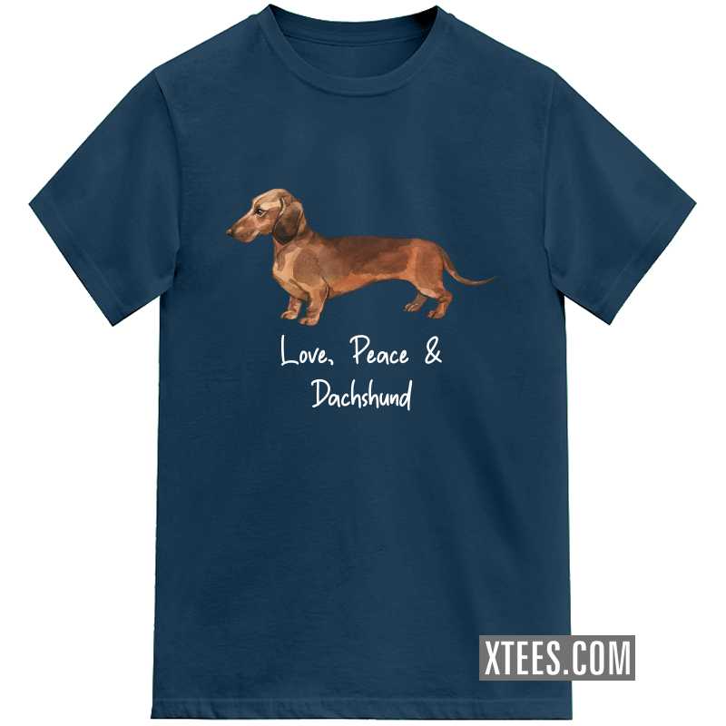 Dachshund Dog Printed Kids T-shirt image