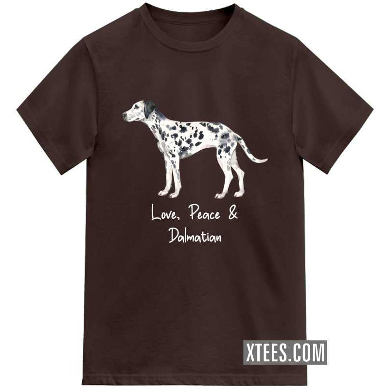 Dalmatian Dog Printed T-shirt image