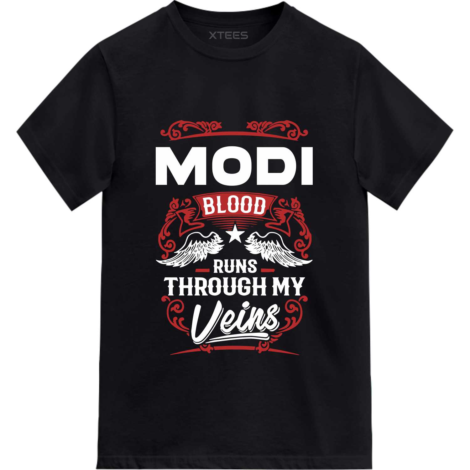 Modi Blood Runs Through My Veins T-shirt image